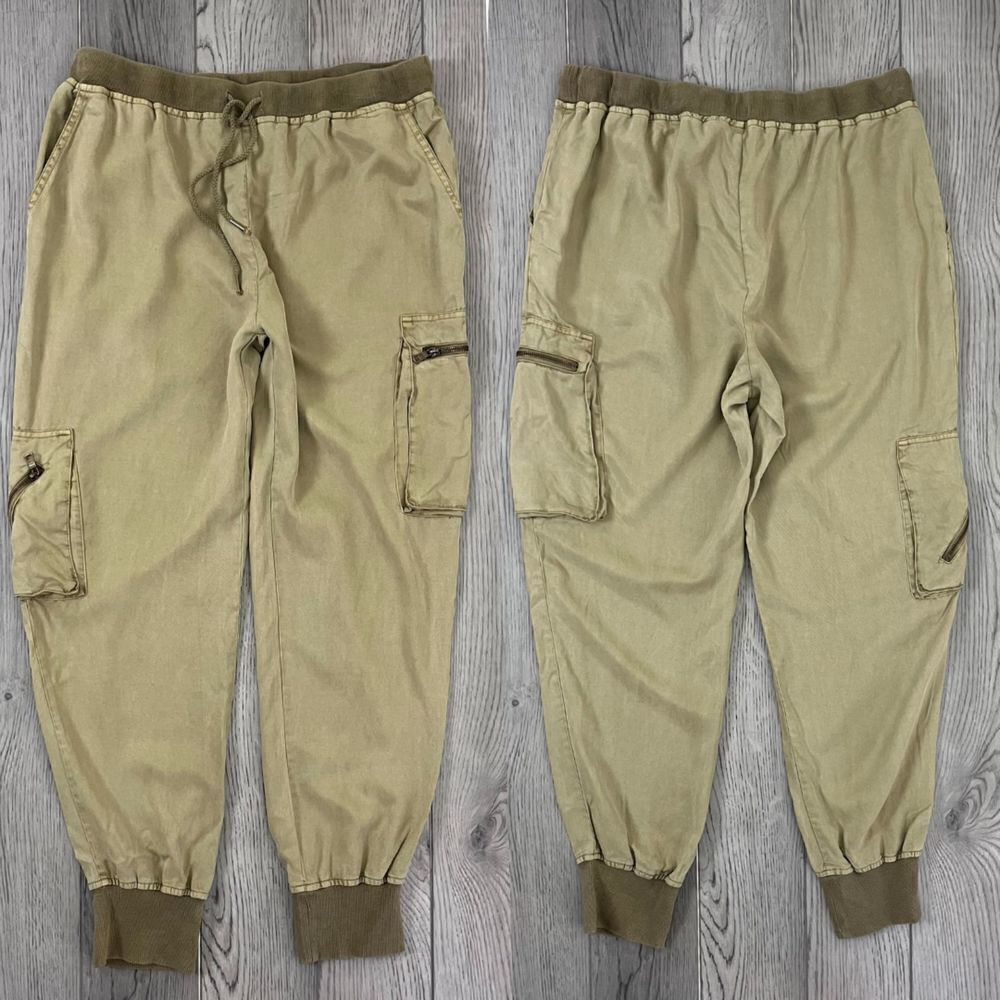 Young Fabulous & Broke Jupiter Size L Cargo High Rise Pull On Joggers NEW Pants